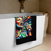 Rhythmic Reverie Musical Bath Towel